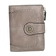thumbnail image 2 of Cartera para mujer, tarjetero, portátil, compacto, versátil, sencillo, informal, regalo para damas Gris, 2 of 9