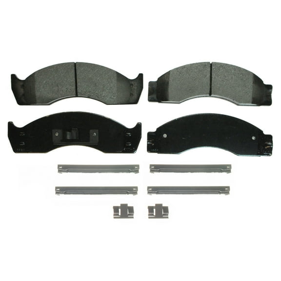 Wagner QuickStop ZX411 Semi-Metallic Disc Brake Pad Set Fits select: 1998-2003 FORD ECONOLINE, 1991 FORD F