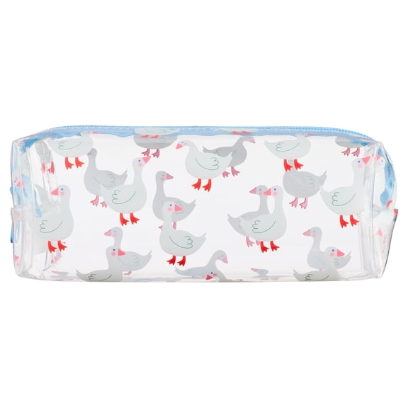 Pen+Gear Clear Goose Pencil Pouch, Clear