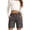 0_@Dark Gray454, variant on Kiijoy Girls Athletic Cargo Shorts Summer Casual Drawstring Shorts, Black, Sizes 2-15