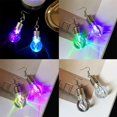 thumbnail image 4 of LLQkigsxse Leopard Necklace Colorful Led Light Bulb Earrings for Rave and Party(1 Pair), 4 of 6