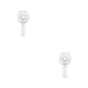 thumbnail image 4 of Matsuzay Ventilador de mano de escritorio recargable USB con base Aire acondicionado de pestañas pequeñas Enfriador silencioso Niñas al aire Blanco 2Conjunto, 4 of 6