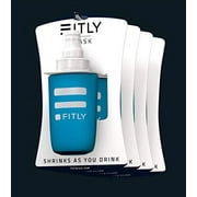 Fitly Soft Flask for Hydration Pack - Ideal for Running Hiking Cycling Climbing - Collapsible Water Bottle (FLASK150)