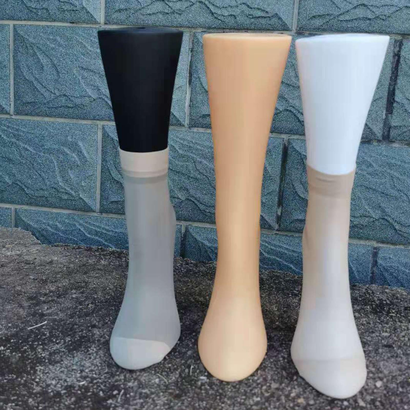 PE Female Adult Foot Mannequin for Sock Sox Display Mold Short Stocking 
