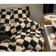 thumbnail image 4 of Cream White Love Hearts Quilt Cover Single Double Full Queen Size Sheet  Pillowcases Bedding Set INS Korea Style Soft Polyester, 4 of 7