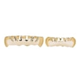 thumbnail image 4 of Hip Hop Brass Teeth Shiny Teeth Hip Hop Prop Teeth Accessory Decoration For Halloween Party Gift, 4 of 8
