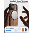 thumbnail image 3 of Funda de piel magnética VAUSERDY para iPhone 17 Pro Max, 3 of 6