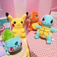 thumbnail image 3 of Muñeco de peluche de Pokémon para niños, juguete de dibujos animados de Pikachu, Kawaii, Squirtle, Charmander, Bulbasaur, regalo de cumpleaños y Navidad, 3 of 4