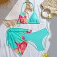 thumbnail image 5 of Shadoumai Girls Tankini Swimsuits Size 12 Cute Ruffle Bikini Sets Adjustable Strap Tankini for Girls 2pcs Ruched Side Beach Skirt Cute Ruched Bathing Suit, 5 of 5