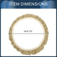 thumbnail image 3 of Funda de volante Unique Bargains 14.6"-15" Falsa piel beige 1 pieza, 3 of 6