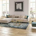 thumbnail image 4 of Henn&Hart Metal Two-Tier Glass Top Gold Coffee Table, 4 of 8