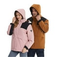 thumbnail image 4 of Chaquetas y abrigos de piel sintética con capucha y manga larga, con calefacción inteligente por USB, temperatura constante, resistente al viento, talla grande, para hombre y mujer, invierno, 4 unidad, 4 of 4