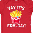thumbnail image 4 of Inktastic Yay Its Fry Day with Cute French Fries Boys or Girls Baby Bodysuit, 4 of 5