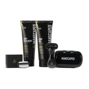 MANSCAPED The Ultra Smooth Package, Male Shaving Bundle, Includes The Crop Shaver Groin Razor with Replacement Blades, Crop Gel Ball Shaving Gel, and Crop Exfoliator