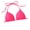 A-Hot Pink318, variant on Womens Bikini Top Halter Side Tie Triangle Swimsuit Solid Color Bathing Suit Sexy Beach Tops Pool Party Versatile Beachwear