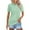 #006-Mint Green, variant on XDDLITP Women's Polo Shirts Solid Color Short Sleeve Lapel Tops Buttons Graphic Collared Tees Comfy Blouses,Khaki XL