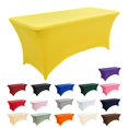 thumbnail image 3 of Cubierta de mesa ZarzaAsik Spandex de 4 pies para etiqueta plegable rectangular, 3 of 8