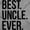 Sport Grey, variant on Best Uncle Ever Niece Nephew Men's Graphic T Shirt Tees Brisco Brands L