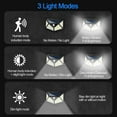 thumbnail image 3 of Solar Lights Outdoor 4 Pack  100LED/3 Modes 270°Lighting Angle Motion Sensor Security Lights  Wireless IP65 Waterproof Wall Light, 3 of 8