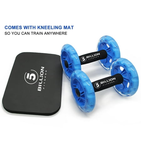 AB Roller Wheels Abdominal Exercise Trainer Strength Gym Body