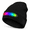 Multicolor Light-Up Hat - Black, variant on LED Light Up Bluetooth Beanie Hat, Rechargeable Glow Music Beanie for Outdoor Fitness, Night Running, Party & Festival Wear, Acrylic Warm Knit Wireless Audio Cap