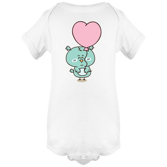 Adorable Owl With Heart Balloon Bodysuit Infant -Image by Shutterstock, Newborn
