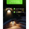 thumbnail image 3 of Outdoor Solar Light, Waterproof Dual Mode Outdoor LED Solar Light, Decorative Wall Lamps for Patio, Yard, Driveway, Pool, Porch, 3 of 5