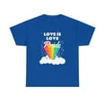 thumbnail image 4 of Love is Love Gay LGBTQ Flag Gay Lesbian Pride Month Rainbow Plus Size Tops for Women, 4 of 8