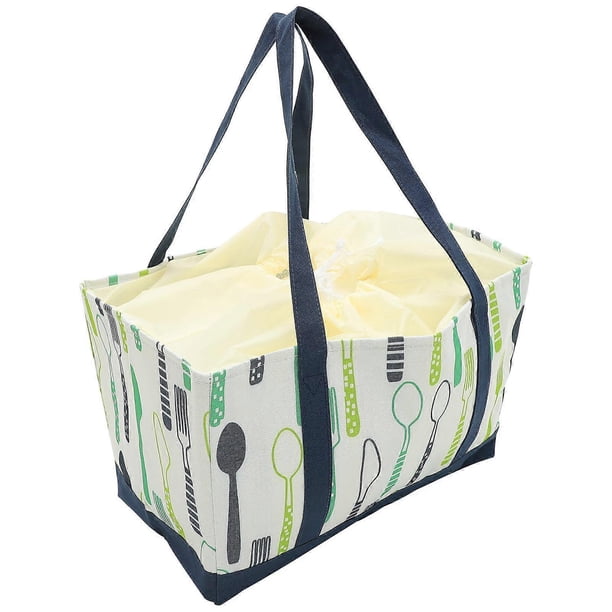 Foldable Insulated Cooler Bag for Grocery, Picnic & Camping – Reinforced Handles, Lightweight, Reusable Thermal Bag for Shopping, Beach & Outdoor Use