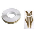Pinstripe Tape Decal Steamline Pinstripetape for (Gold)