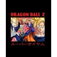 thumbnail image 2 of Dragon Ball Z Super Saiyan Group Art Men's Black T-shirt-Medium, 2 of 4