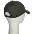 thumbnail image 3 of Custom Hat A to Z Initial Letters Classic Baseball Cap, Charcoal Hat White Gold Letter Q, 3 of 4
