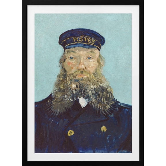 Vincent Van Gogh's Portrait of Postman Roulin (1888) Framed Art Modern Wall Decor