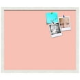 thumbnail image 2 of PinPix 24x20 Custom Cork Bulletin Board Pink Pastel Poster Board Has a Fabric Style Canvas Finish, Framed in Pink Pastel, by ArtToFrames (PinPix-1813), 2 of 5