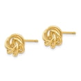 thumbnail image 2 of 14K Yellow Gold Earring Love Knots Women'S 8 mm Polished Knot Post Earrings, 2 of 3
