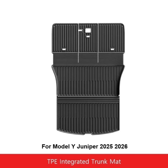 Non - Slip Floor Mats Integrated Trunk Pad For Tesla Model Y Juniper 2025 2026 TPE Odorless Scratch - Resistant Cargo Liner Durable Backrest Cushion