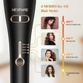 thumbnail image 5 of NEXPURE Curling Iron, Automatic Rotating Hair Curler with 1" Ceramic Barrel, Professional Curling Wand, Gold, 5 of 10