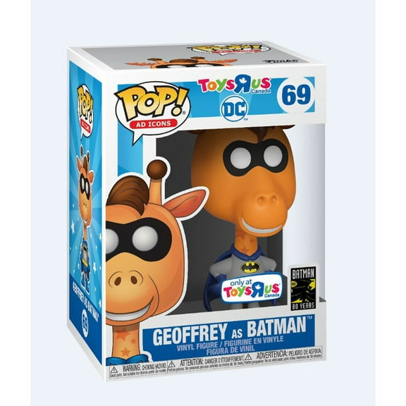Funko Pop Geoffrey As Batman #69 Toys R Us Exclusive Ad Icons