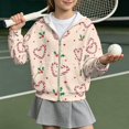 thumbnail image 5 of Grblisyd Christmas Zip Up Hoodies for Girls Kids Long Sleeve Comfy Jackets Hooded Sweatshirt for Fall Everyday Wear, 5 of 6