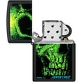 thumbnail image 4 of Zippo 48743 Santa Cruz Design Black Matte Metal Windproof Lighter, 4 of 5