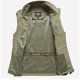 thumbnail image 5 of Chaleco outdoor con múltiples bolsillos para hombre - Color liso, cuello alto ajustado, poliéster, informal/trabajo, tallas M-XXXXL, 5 of 5