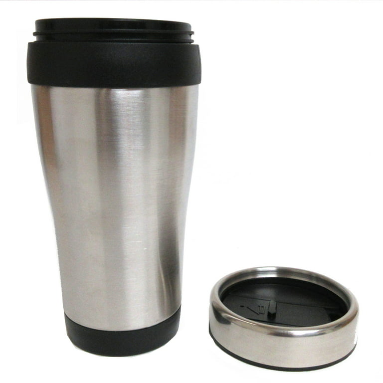 16oz Cup Insulated Coffee Travel Mug Stainless Steel Double Wall Thermos Tumbler