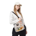 thumbnail image 2 of Trick or Treat Newfoundland Funny Mummy Cosplay Pumpkin Candy Basket All Over Print 3D Canvas Tote Bag Newfie Dog Lover Gifts Reusable Handbag - 12016, 2 of 5