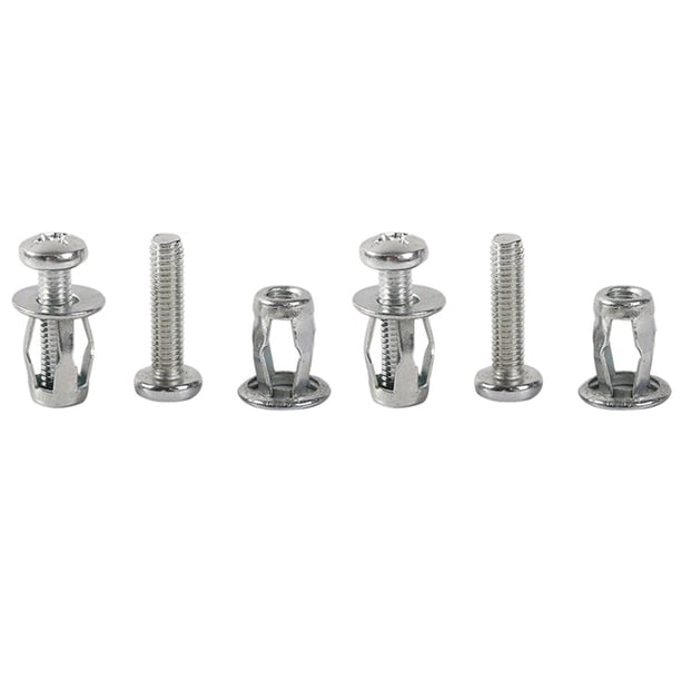 40 Piezas Tuercas Jack M6X25 Tuercas de Pétalo de Tornillo de Metal de Coche con Tornillo