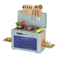 thumbnail image 2 of Horno de microondas de juguete para niños con luces, utensilios de cocina con sonido, juego educativo de desarrollo de cocina de simulación para resta Verde, 2 of 8