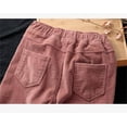 thumbnail image 5 of XDIAHBPL Casual Pants For Women Womens Pants Elastic Waist Straight Leg Corduroy Pants With Pockets, 5 of 5