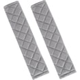 thumbnail image 1 of Car Seatbelt Cover, 2 Pack, Universal, Soft, Comfortable (Gray 27cm), 1 of 2