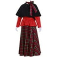 thumbnail image 2 of Victorian Yuletide Lady Women's Caroler Costume Dress, 2 of 7