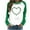 02#Green, variant on St Patricks Day Sweatshirt Women Shamrock Long Sleeve Shirt Casual Crewneck Pullover Adies Bow Print Tops St Patrick's Day Shirt