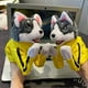 thumbnail image 4 of Kung-Fu Husky Puppet Toy with Sound, Husky Plush Toys Hand Puppet Puppy Muppets for Halloween, Storytelling, Role Play, 4 of 5